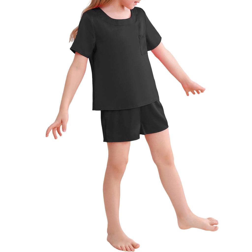 Children's Sleepwear 2-piece Home Clothes Short Sleeve Shorts Sleepwear Set