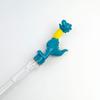48cm Flashing Telescopic Dinosaur Bubble Wand Toy for Parent-Child Outdoor Play