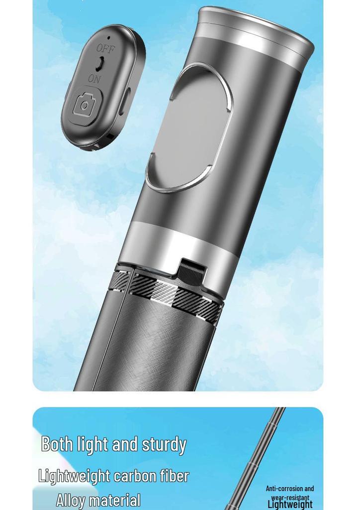 DP08 Bluetooth Selfie Stick & Tripod - 1.7m Portable Telescopic Stand for Phone Photography & Live Streaming