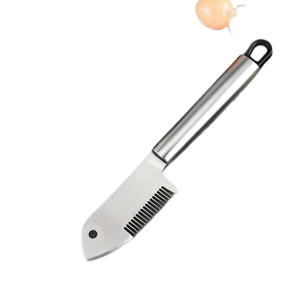 Multi-functional Stainless Steel Scallion Cutter & Grater Kitchen Tool