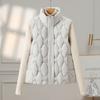 Cotton vest women's short autumn and winter stand-up collar down cotton vest loose casual stand-up collar cotton vest