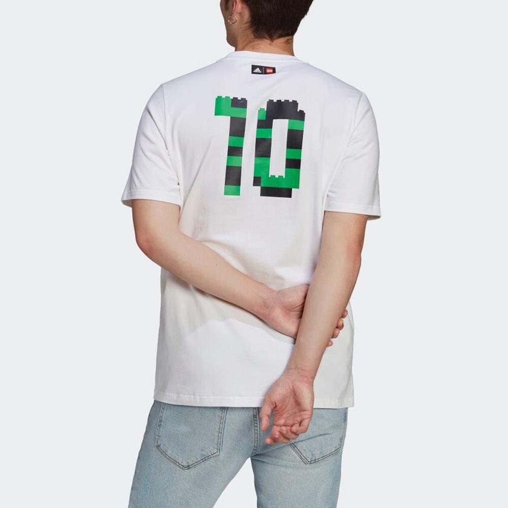 adidas X LEGO Soccer Jerseys Men's White Moderate Straight Fit HA0923-