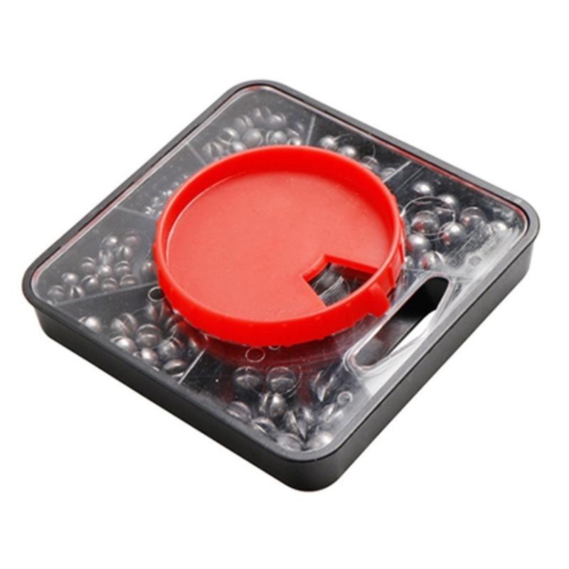 100 шт. Рыболовные грузила Рыболовные снасти Аксессуары Грузила с открытым ртом Дробинки Рыболовные грузила 5 размеров