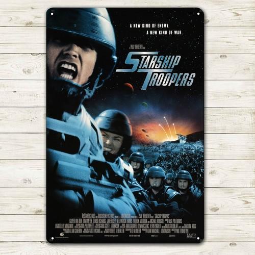 Starship Troopers Movie Metal Poster Tin Sign - 20x30cm Plate -aluminum 20X30CM