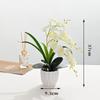 DIY Artificial Orchid Bonsai Multi-Bloom Artificial Faux Plants New Plastic Fake Flower  Home Decor