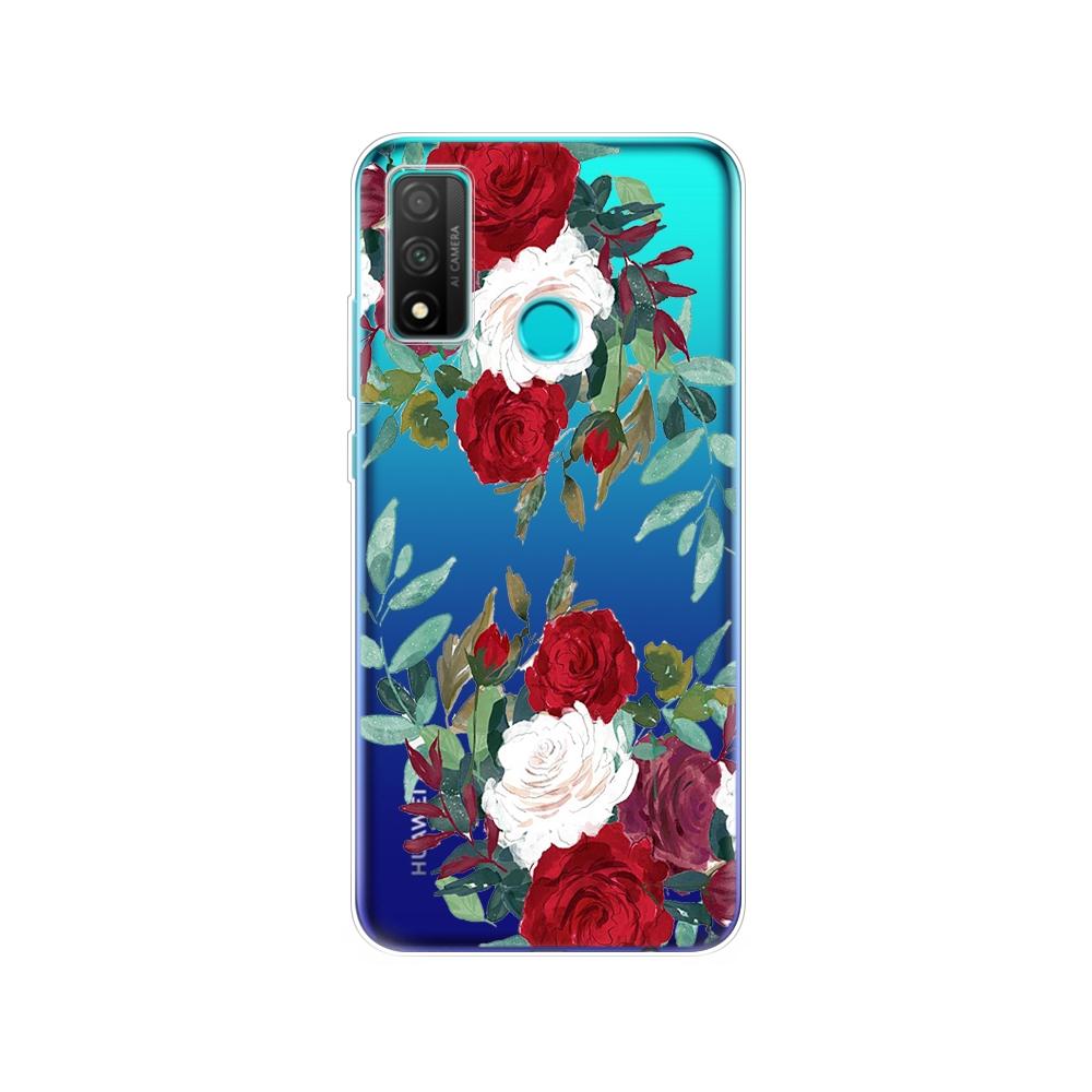 Für Huawei P smart 2020 Hülle Weiche Tpu Silikon Rückseite Handyhülle Auf PSmart 2020 POT-LX1A 6.21" Capa Bumper Schutz Coque Funda