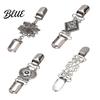 Clothing Decoration Clips 4Pcs Vintage Sweater for Women Girls, Retro Floral Cardigan Clips, Elegant Scarf Clasps Metal Brooch Shawl Clip, Waist