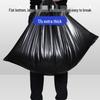 Yizhixuan Heavy-Duty Black Flat-Top Trash Bags