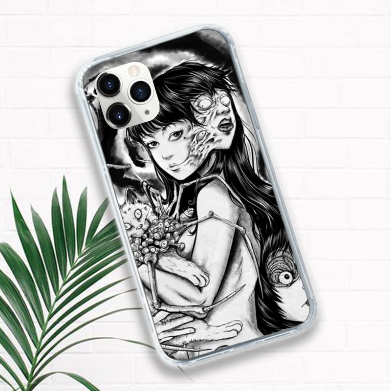 Japanischer Horror-Comic Tomie Telefonkasten Transparent weich Für iPhone 12 11 13 7 8 6 s plus x xs xr pro max mini