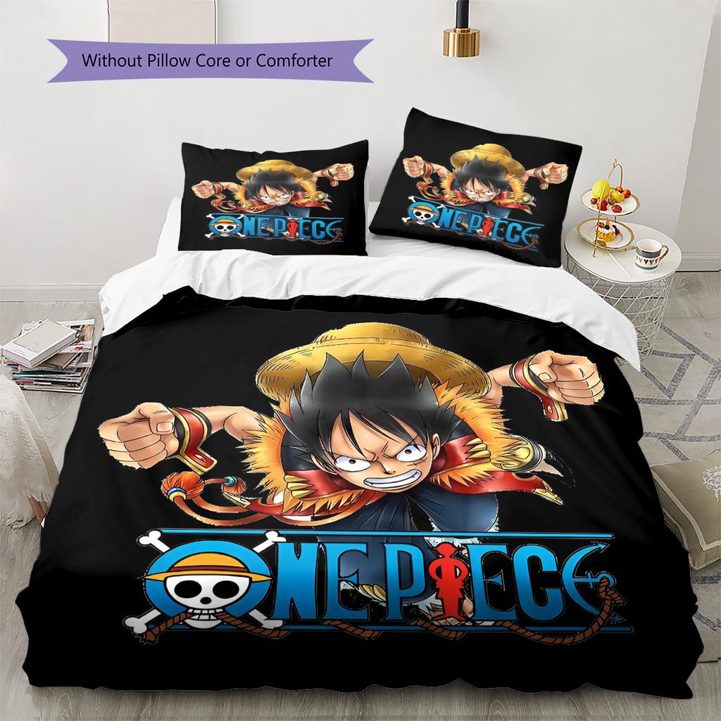 Set Copripiumino Trapuntato con Fantasia Cartone Animato Federa Decorazione per la Casa Regalo di Compleanno (1 * copripiumino + 2 * federa, senza nucleo)