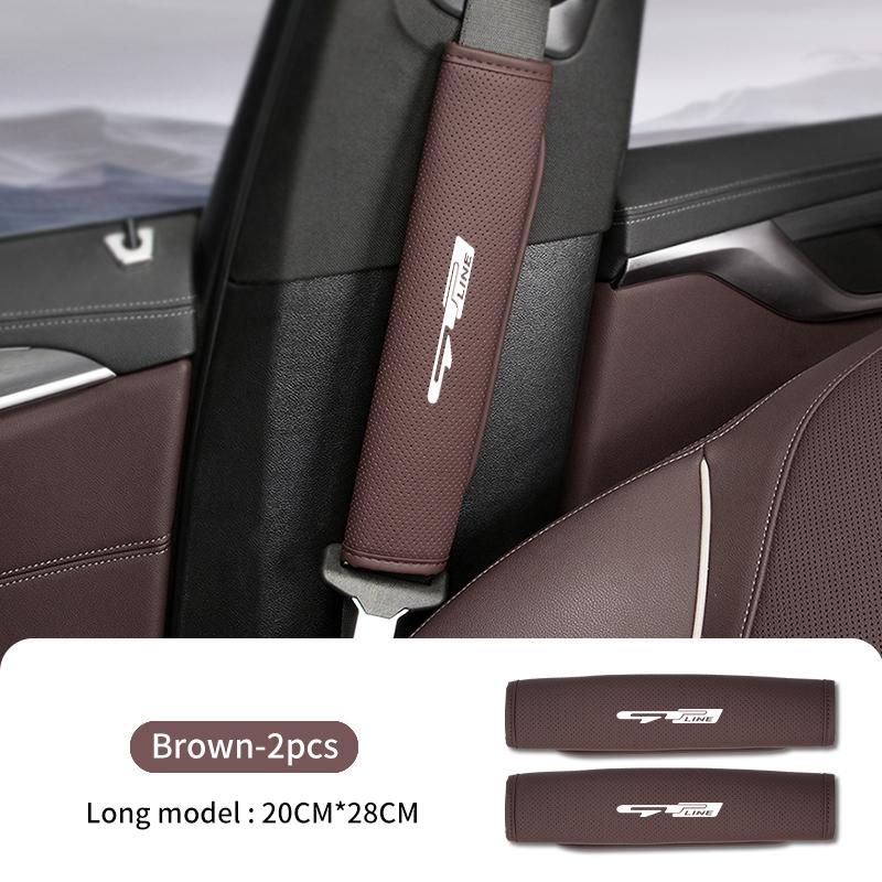 Car Safety Belt Shoulder Pad Seatbelt Protection Cover For KIA K5 K2 Optima Soul Spectra Niro Cadenza Sephia Carens