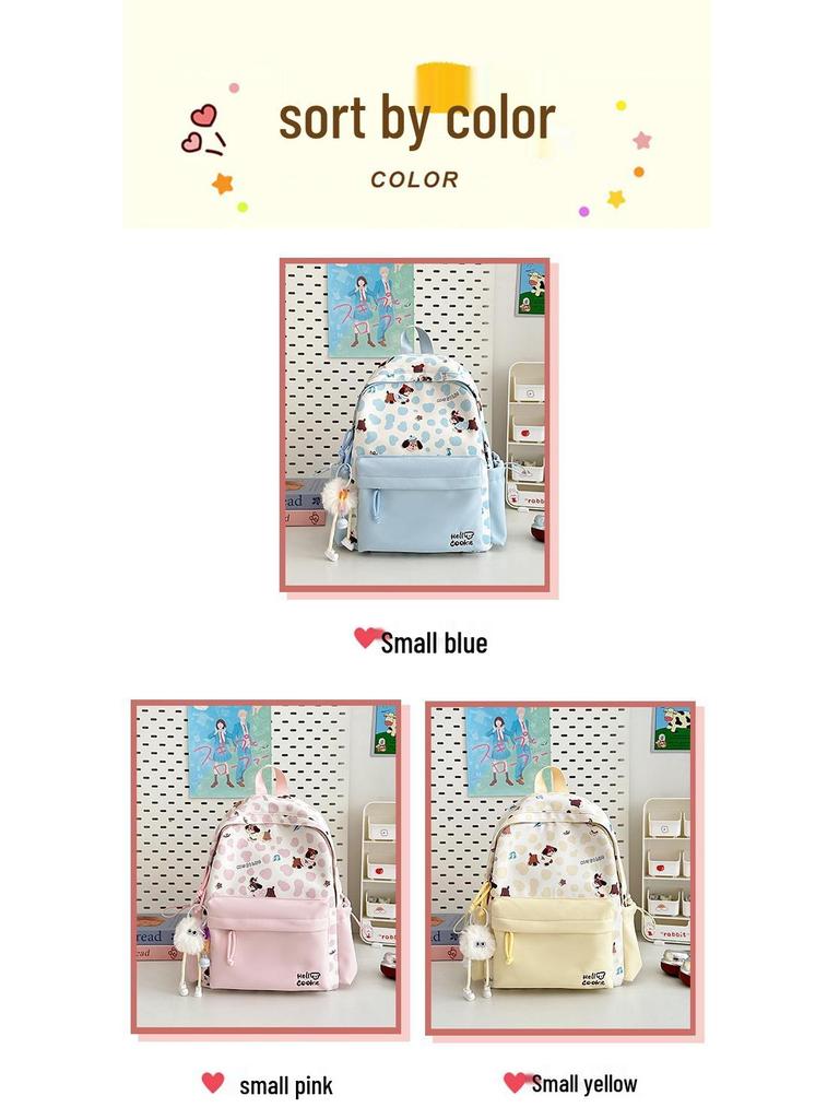 Öğrenciler için Büyüleyici Çizgi Film Okul Sırt Çantası - İlkokuldan Liseye, Geniş Kapasiteli