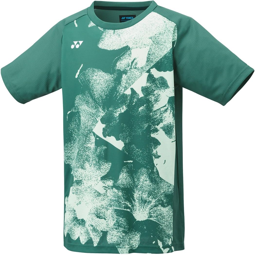 

Yonex Short Sleeve Game Antique Green J140 Kids Shirt, (648)