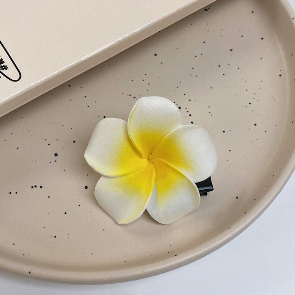 Korean Style Simulation Flower Hair Clip Bohemian Style Beach Hair Clip Cute Flower Hairpin  Summer