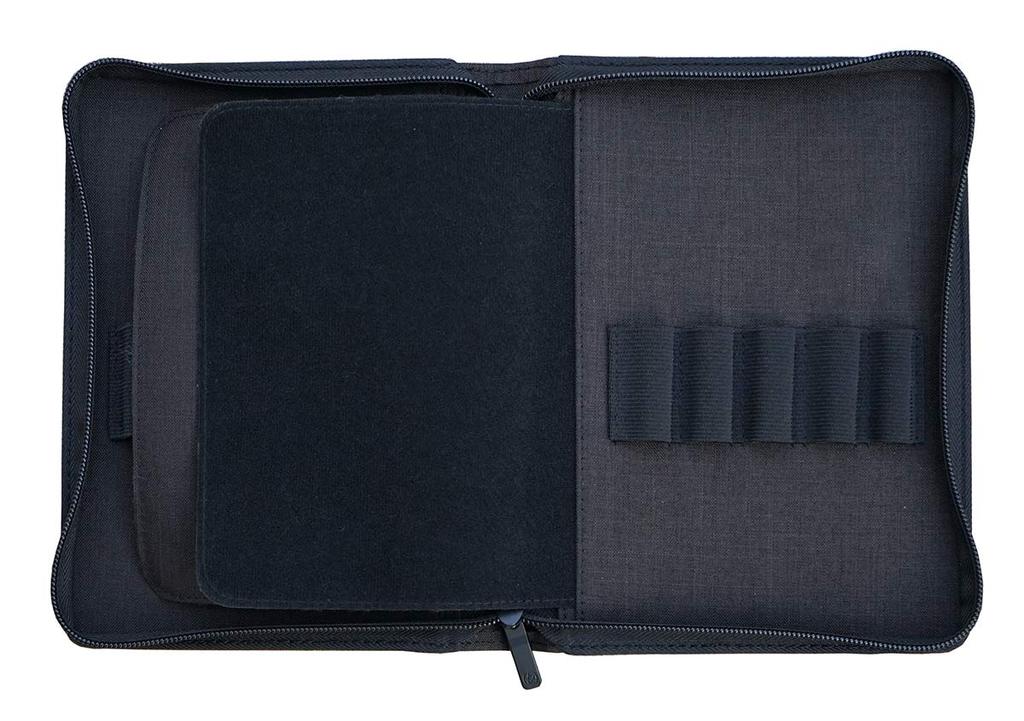 KACO Pen Pen Bag for Fountain Holds 10 Pencils Pen Holder Pouch, Case, Pens/Rollerballs, - Black, Waterproof, Storage,