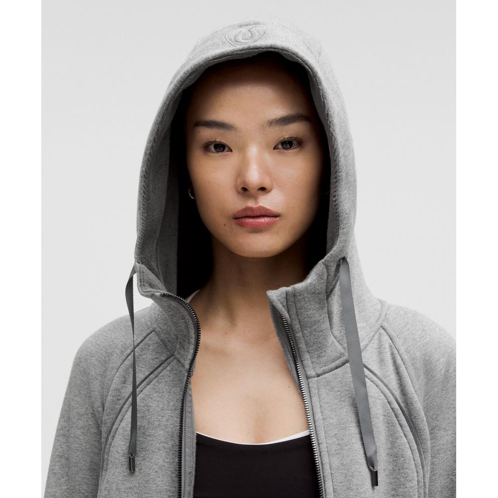 Lululemon Scuba Full Zip Hoodie  Plush Heathered Medium Grey