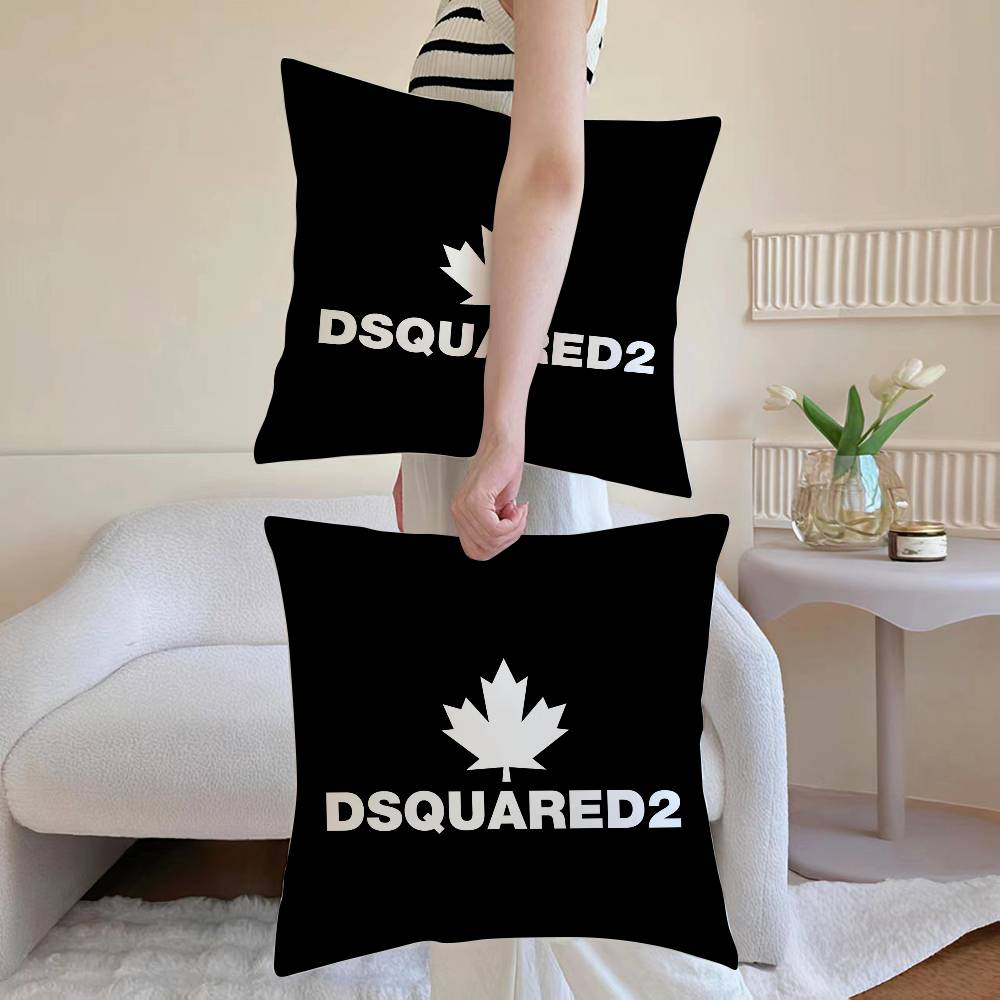 Anime D-DSquaredS Kissenbezug Sofa und Wohnzimmer Dekorative Kissenbezüge Staubdicht und Milbendicht Versteckter Reißverschluss