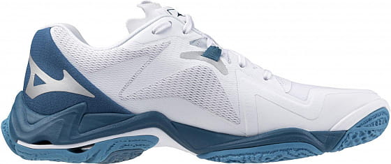 Sports shoes Mizuno white / sailor blue / silver Wave Lightning Z8
