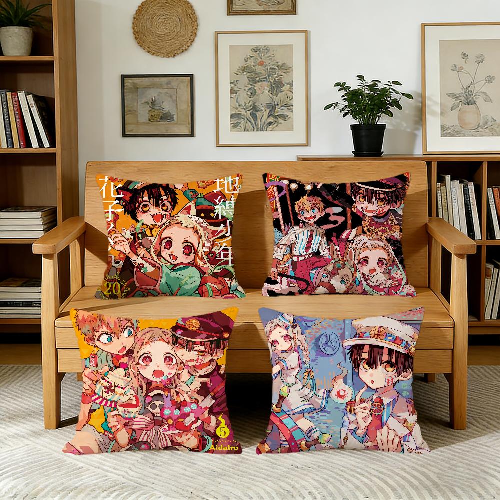 TtoiletBbound anime cute cushion cover For Pillow Printing Sofa Decoration Home Car Room Coffee Shop Office Nordic Simplicity