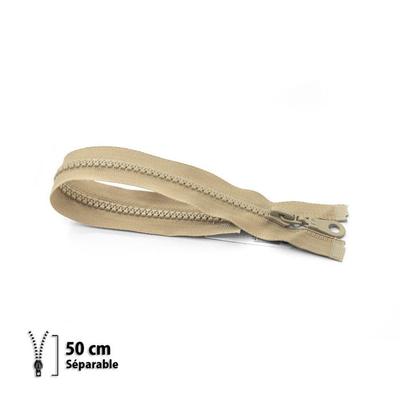 Zipper Z54 - Molded 6mm Separable - 50 Cm - 7154940050