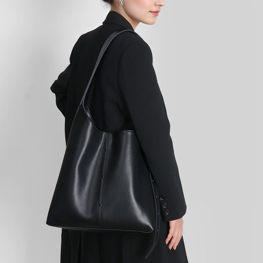 Taschen Damen-Taschen mit großer Kapazität, hochwertiges Gefühl, leichter Luxus, Leder, Damen-Taschen, große Kapazität, Achseltaschen, tragbare Umhängetaschen, Einkaufstaschen