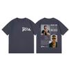 Singer Boza Mas Negro Que Rojo Album Merch Tshirt High Quality Fashion Oversized Tshirts Unisex Women Casual Short Sleeve T Shirt