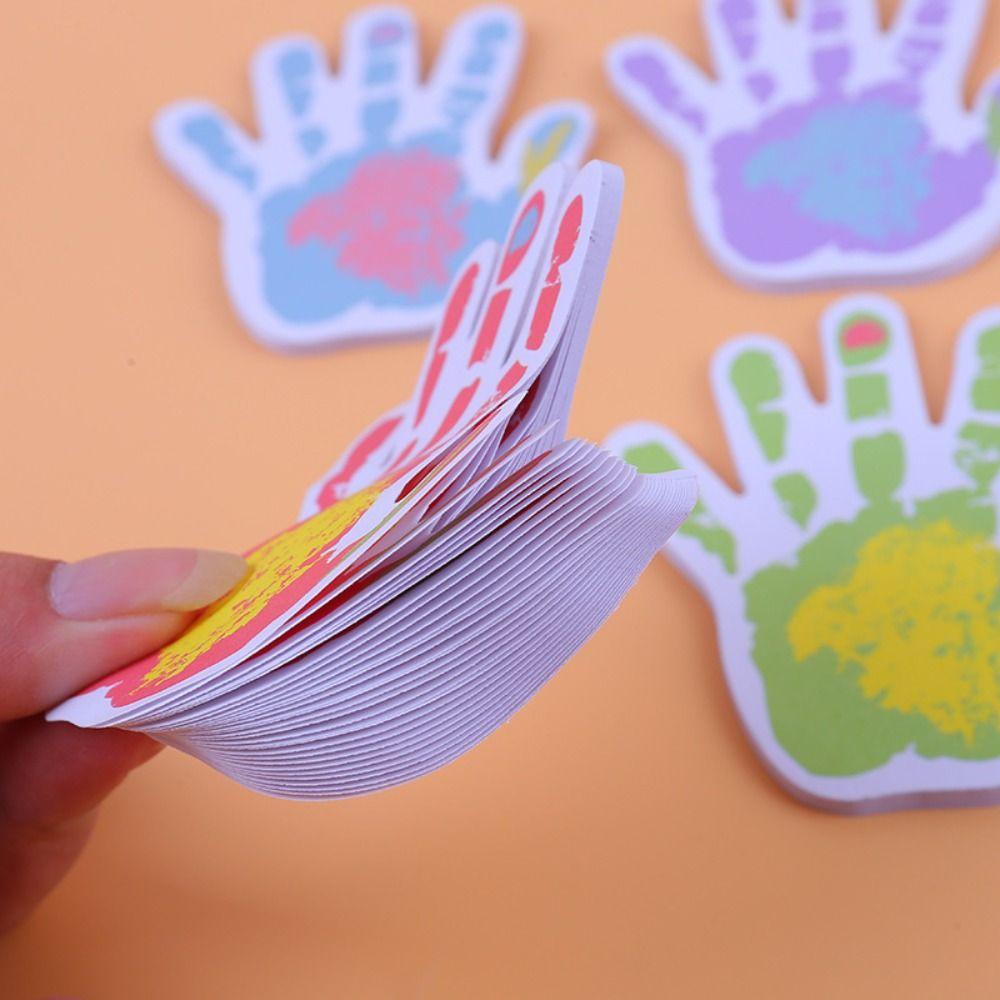 Colorful Sticky Notes Hand Shaped Office Supplies Creative Gifts Memo Pad  Office