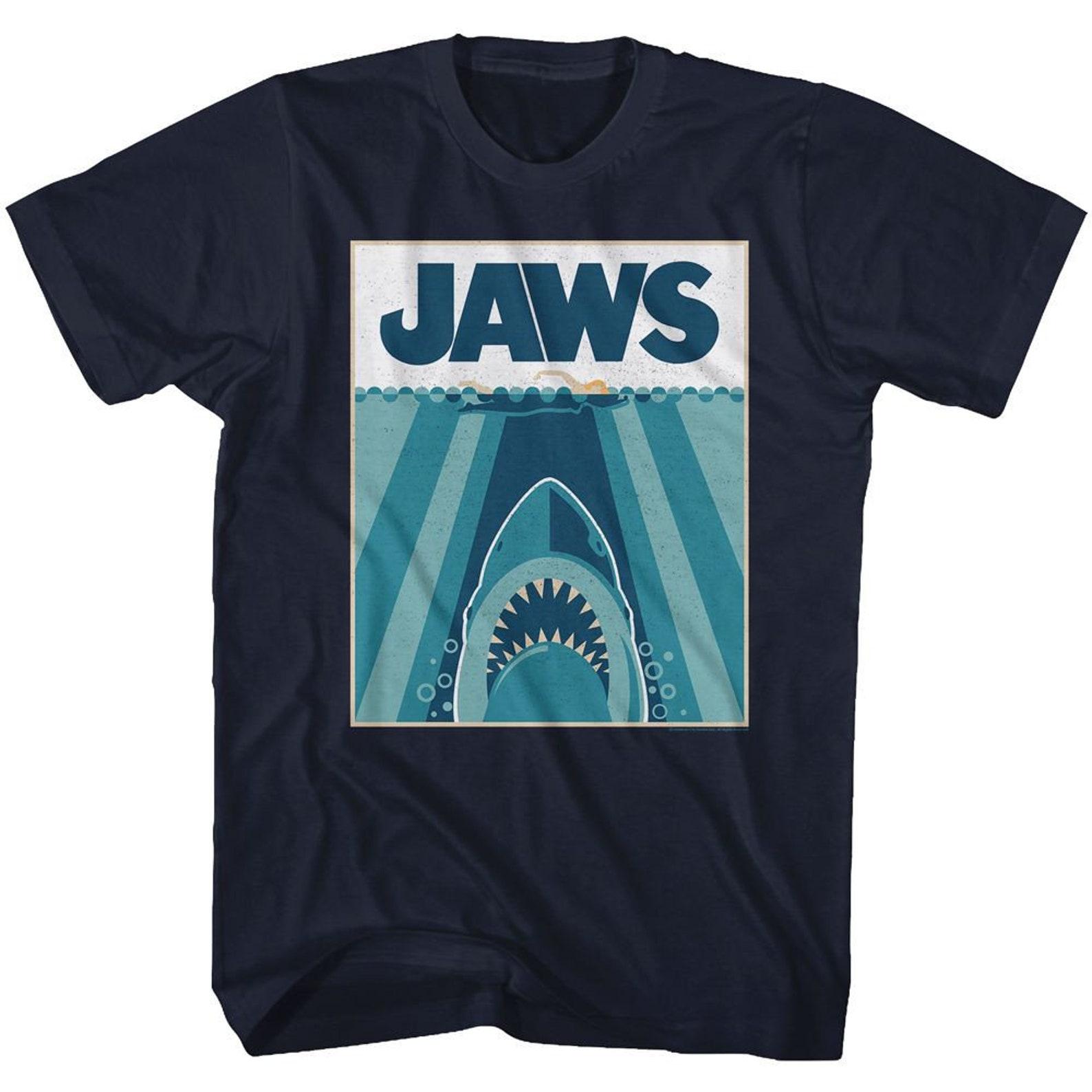 Jaws Jaw5441 Navy Adult T-Shirt 2XL