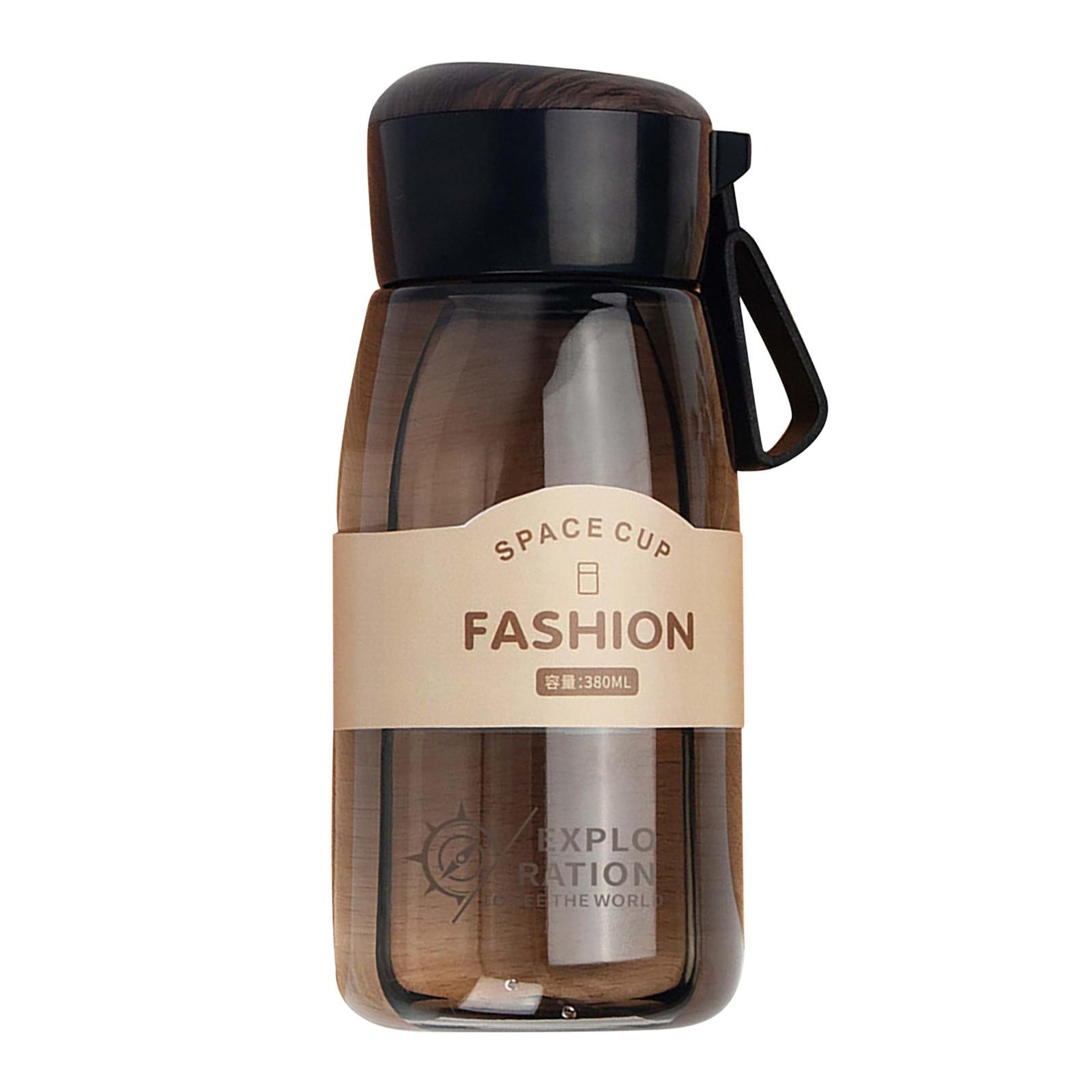 

Спортивная бутылка для воды, 380 мл, легкие бутылки для активного отдыха, кемпинга, езды на велосипеде, фитнеса, тренажерного зала, йоги — бутылки для питья для детей и взрослых One Size чёрный