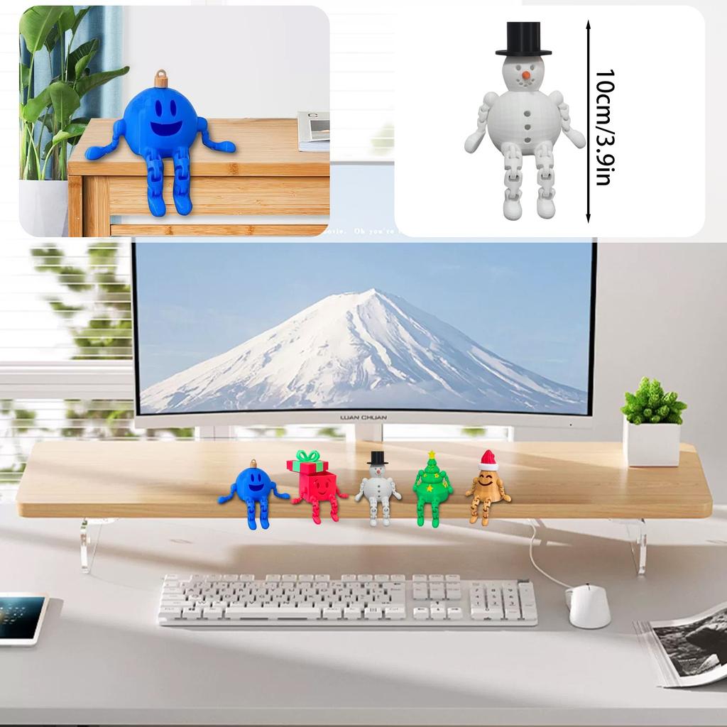 Movable Christmas Gift 3D Printing Of Movable Joints For Christmas
