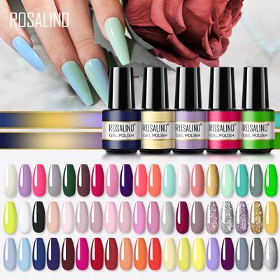 7ml Nail Gel Polish Soak Off Pure Color Nail Gel Bright For Nail Art Design LED/UV Lamp