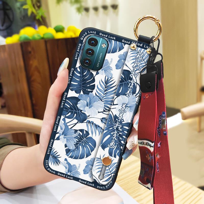 Phone Holder Silicone Phone Case For Nokia G11/G21 Protective Ring Fashion Soft Case Back Cover Durable Shockproof
