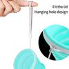 Outdoor Silicone Folding Cup with Lid: Portable for Camping, Hiking & Travel
