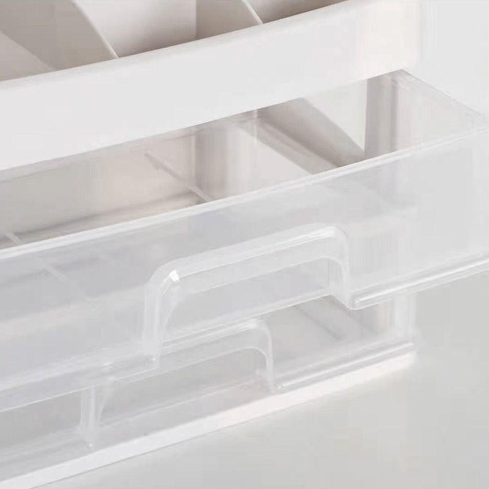 1Pcs Plastic Display Rack Desktop Storage Case Organize Shelves Jewelry Box Cosmetics Storage Box