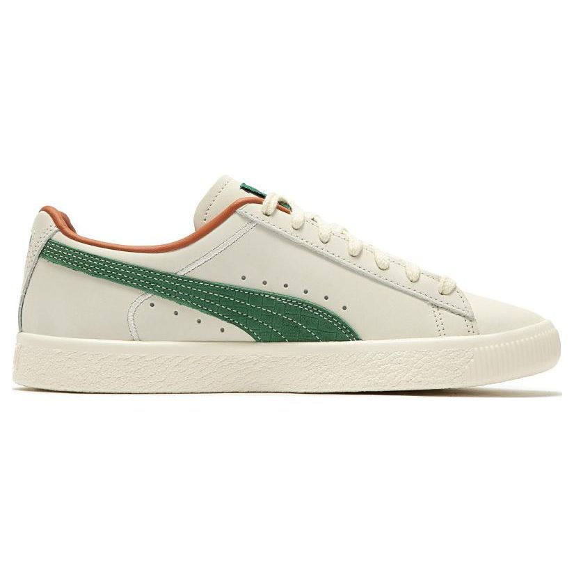 Puma Clyde FG Pristine Vine Green Unisex-Sneaker Creme Frühlings-Lavendel 391135-01