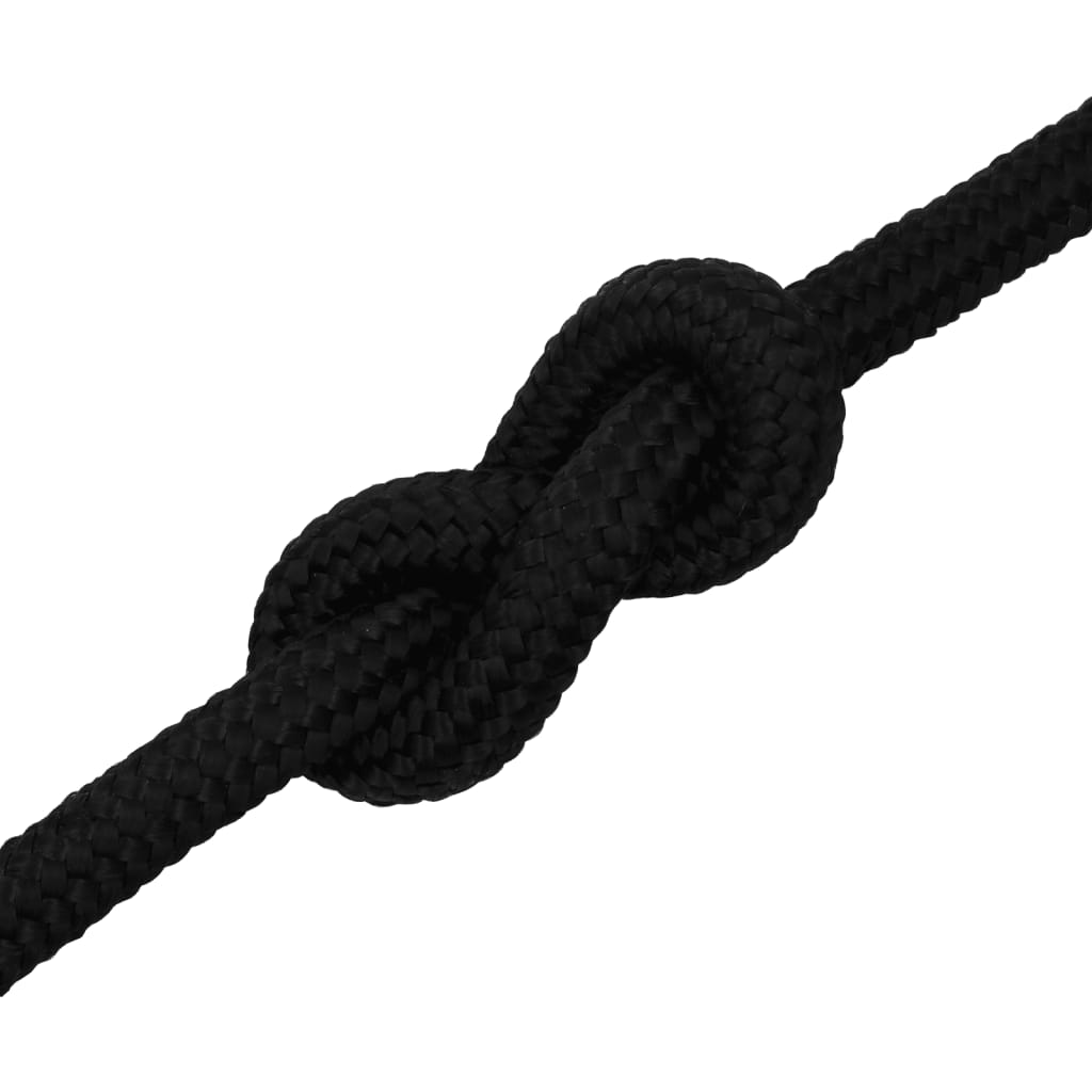 Work Rope Black 20 Mm 50 M Polyester