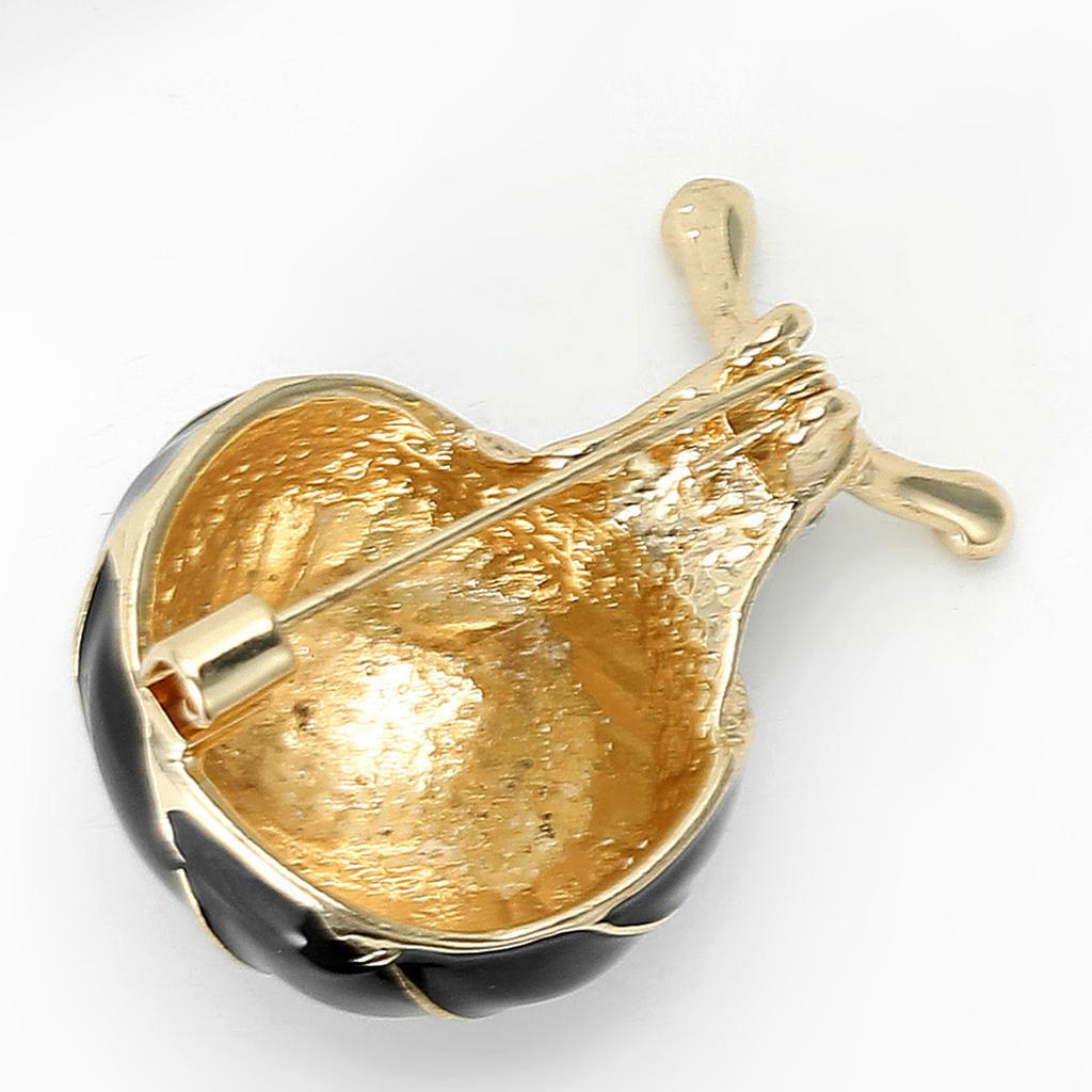Accessoire de Mode Polyvalent Broche Escargot Art Émaillé Idéal Pour Tenues Décontractées Événements Formels Et Port Quotidien