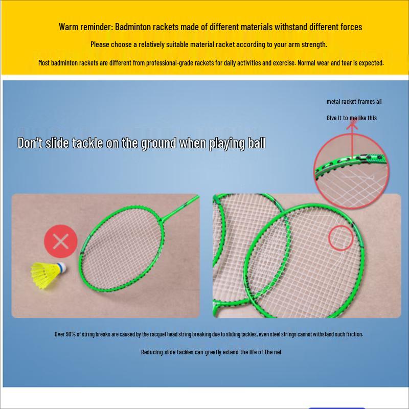 Deli Angenaite FH118 Badminton Racket Set