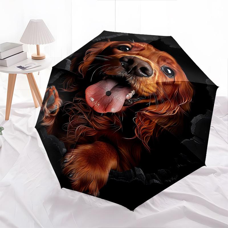 Dog, Portrait- Automatic Umbrella,Suitable for Men and Women,Suitable for Birthdays, Christmas, Gifts for Fashion Lovers0922b