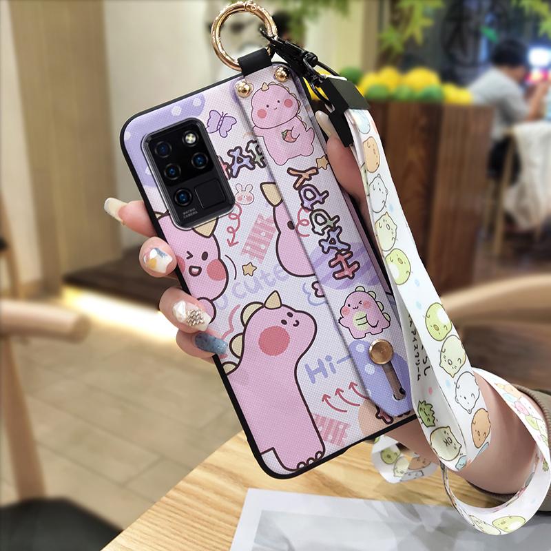Fashion Design Protective Phone Case For Oukitel C21 Anti-knock Ring Anti-dust Soft Case Cute Cartoon Waterproof Durable
