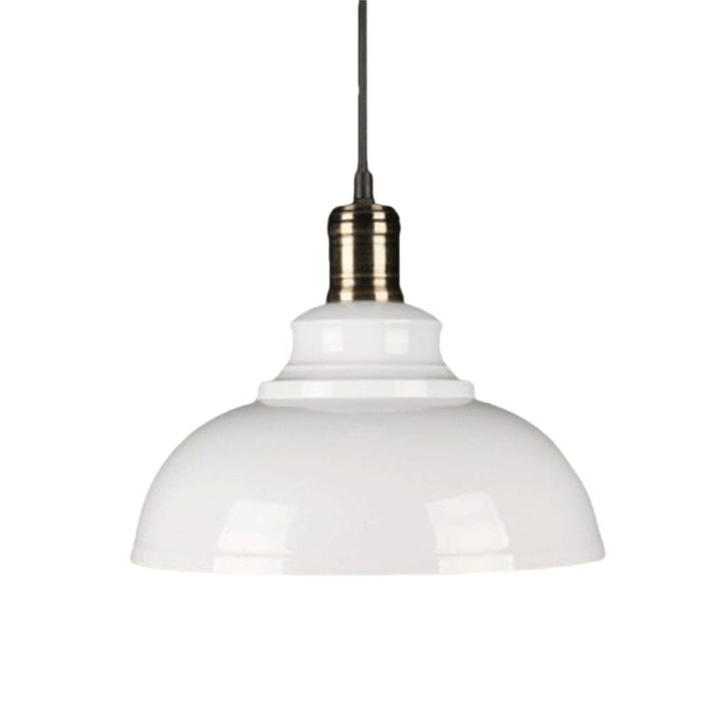 Adjustable Height Farmhouse Lamp Industrial Hanging Light Metal Pendant Light