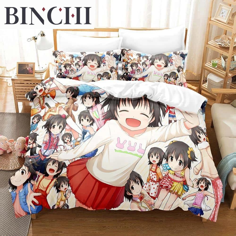 THE iDOLM@STER Cinderella Girls Starlight Stage 3D Printed Anime Bedding Set for Adult Boys Duvet Cover