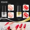ROSALIND 7ml UV Gel Nail Polish Base And Top Coat Soak Off Nail Art Decorations UV/LED Lamp