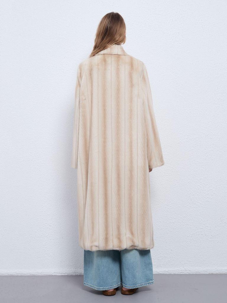 Luxurious Eco-Friendly Faux Mink Extra Long Women's Winter Coat 2025 - Plush Young Style