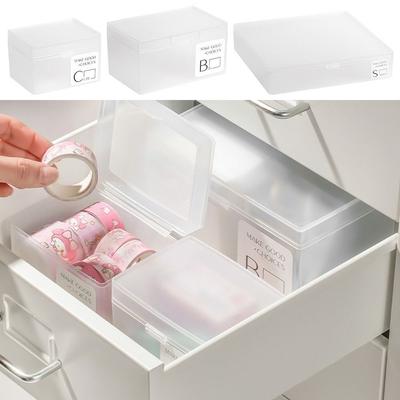 1Pcs Classification Photos Storage Box Postcard Jewellery Stationery Storage Container
