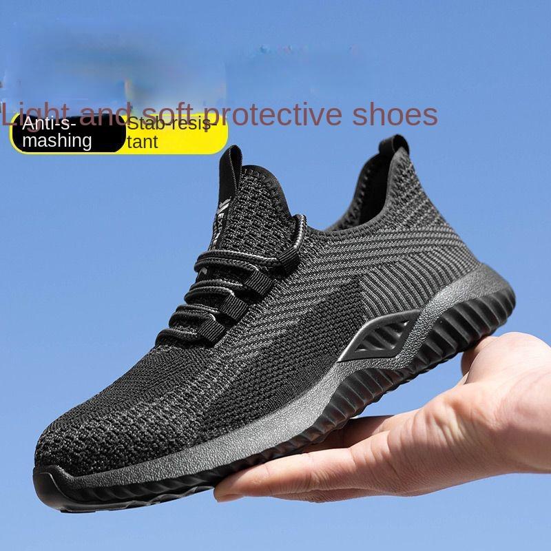 

Трудовое страхование Обувь Утеплитель 6KV Мужская анти-разбивание, анти-пирсинг, анти-завязывание, дезодорант, дышащая и анти-производство 46