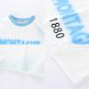 Montagut Boys' Letter Print Summer Sports Set