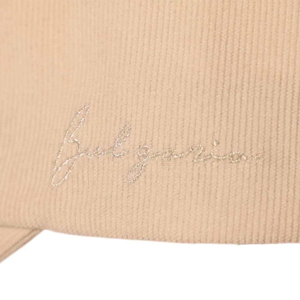 ICHIYON Fine corduroy cursive embroidery cap [14+ PLUS] / 103823-111-103