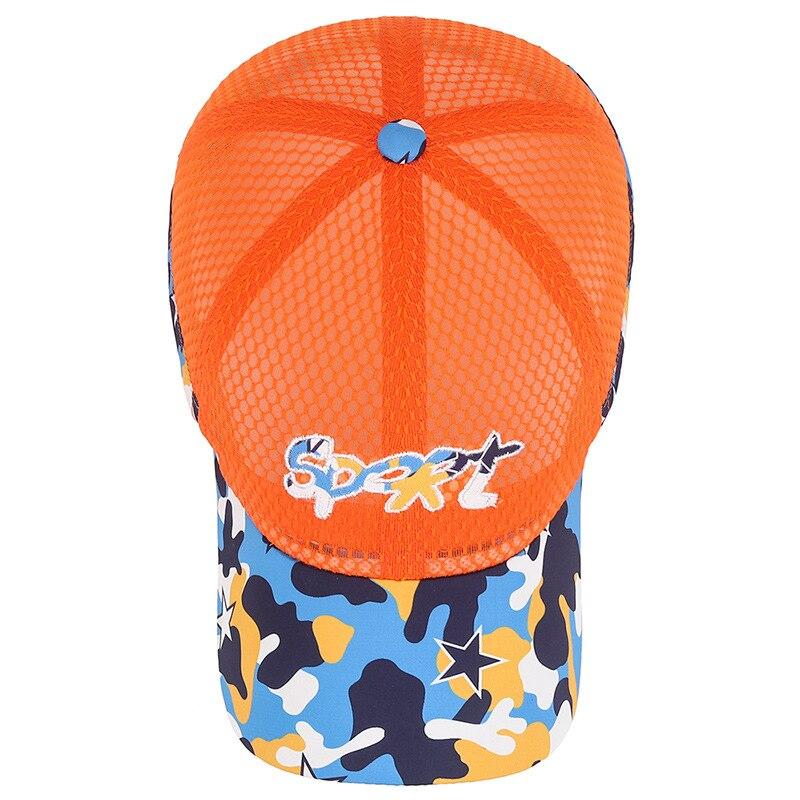 Northwood Children's Baseball Cap Mesh Hats For Kids Summer Sport Camouflage Boy Girls Caps 52-54cm
