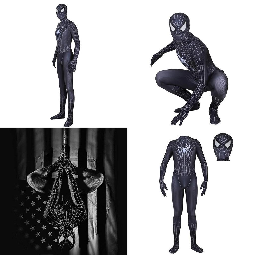 Úžasný 2 Spiderman Černý Venom Cosplay Kostým s Vynikajícím Zpracováním